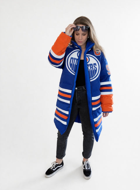 Jersey to Long Puffer Jacket SEWING PATTERN