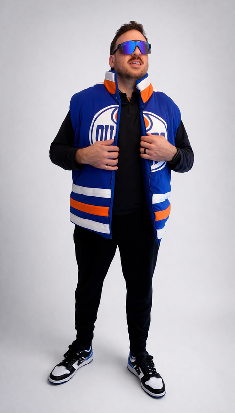 Jersey to Puffer Vest SEWING PATTERN (For MEN)