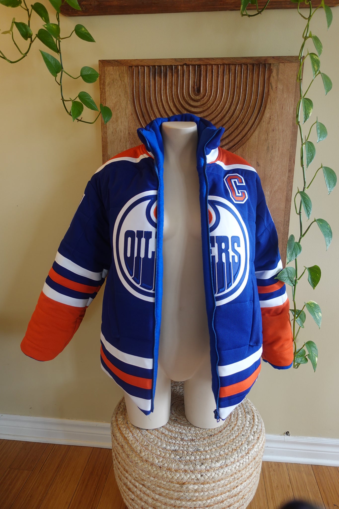 Adult Custom Sports Puffer Jacket (made from a jersey)