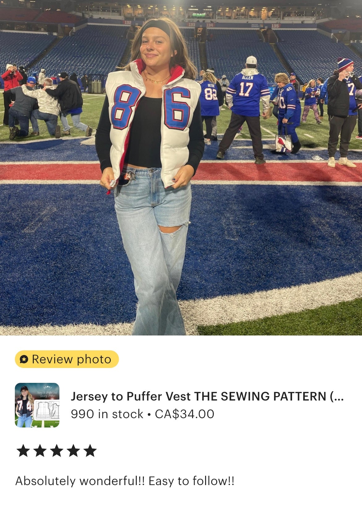 Jersey to Puffer Vest THE SEWING PATTERN (For Women)