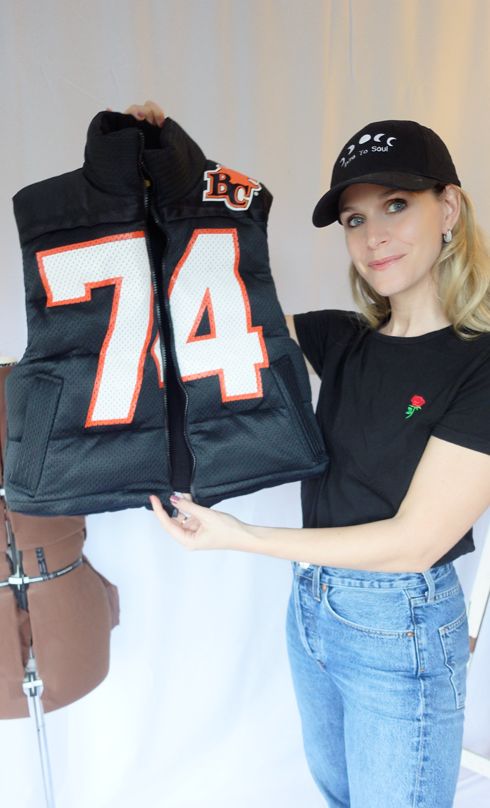 Custom Sports Puffer VEST (made from a jersey)