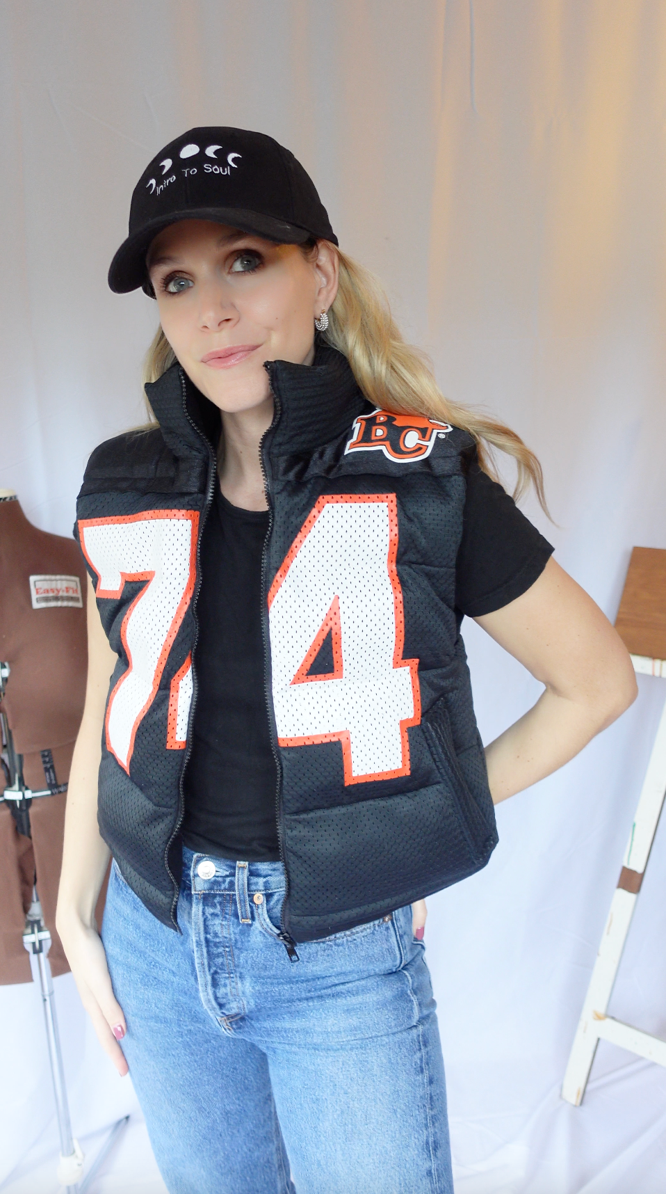 Custom Sports Puffer VEST (made from a jersey)