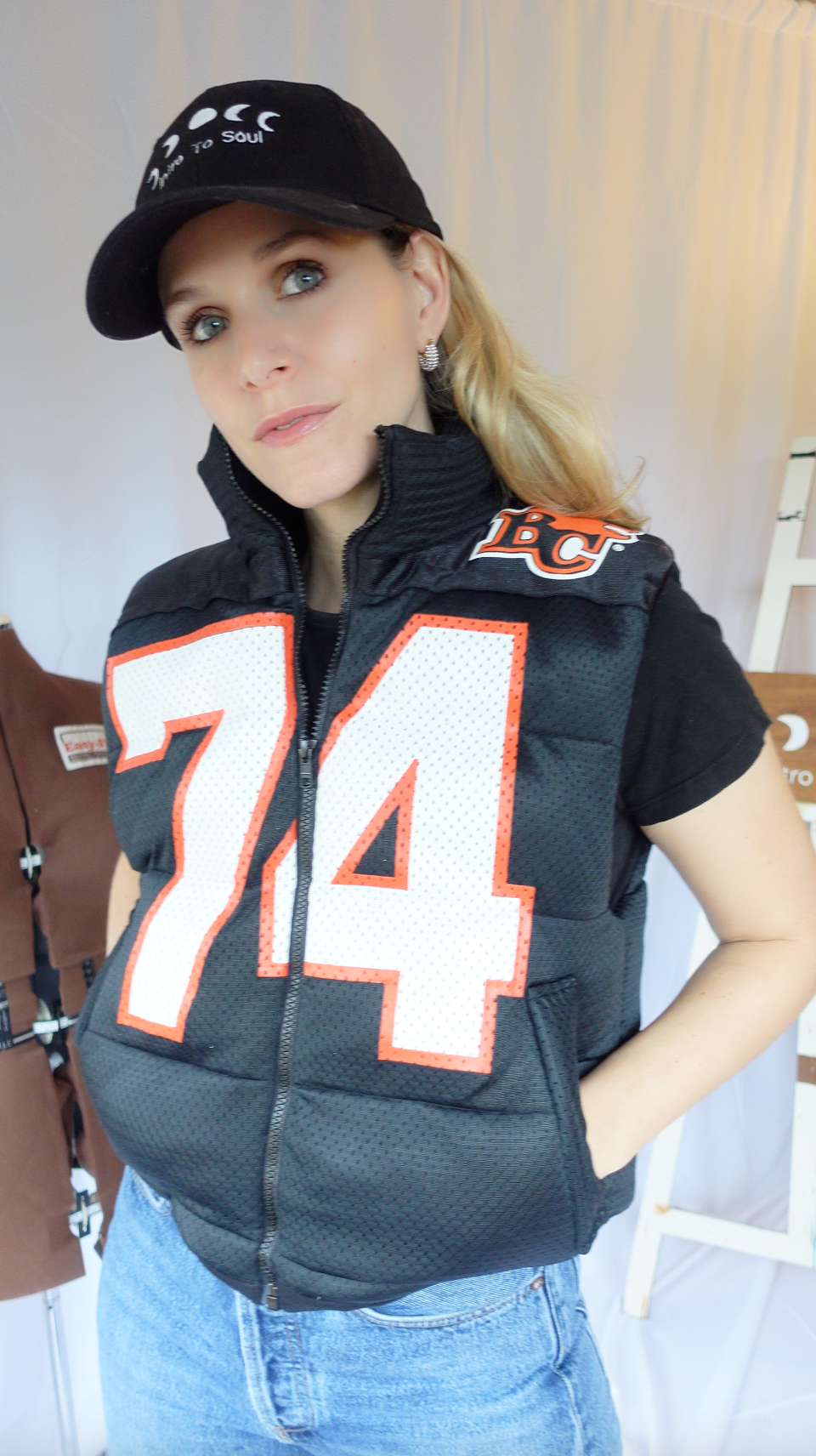 Custom Sports Puffer VEST (made from a jersey)