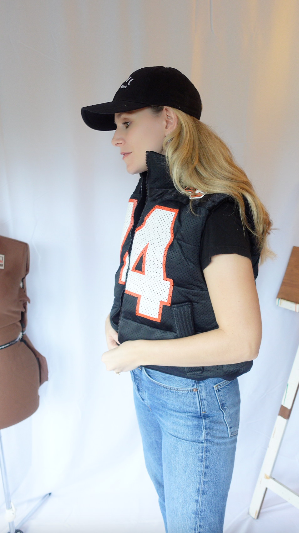 Custom Sports Puffer VEST (made from a jersey)