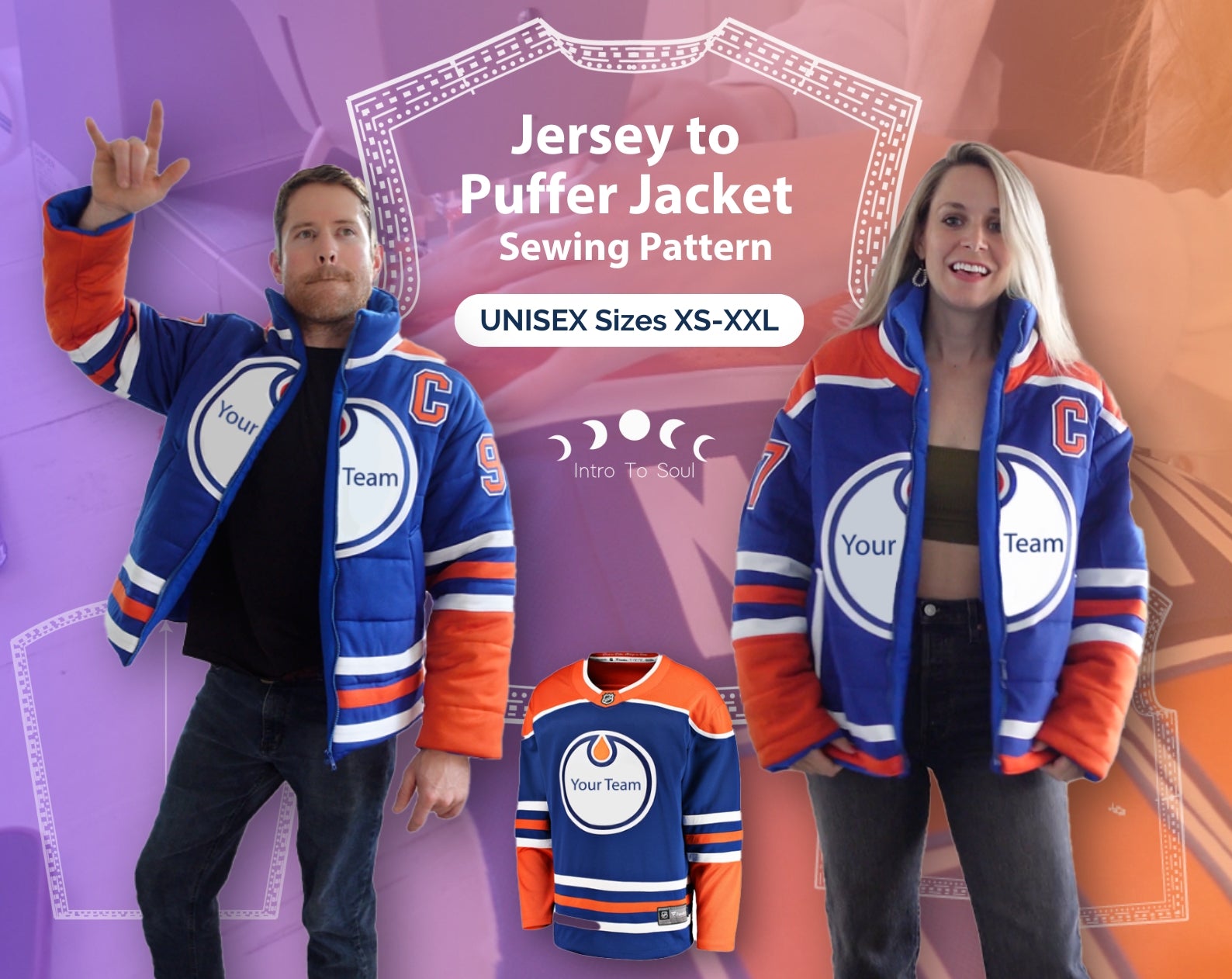 Jersey to Puffer Jacket THE SEWING PATTERN