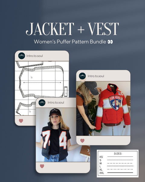 Women's Jacket & Vest Sewing Pattern Bundle